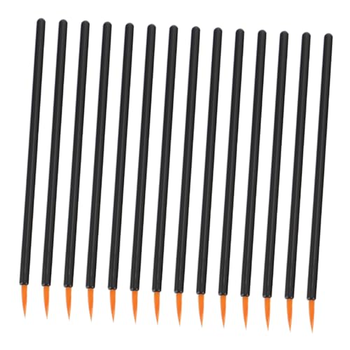 NIYANGLE 100 Stück Einweg Eyeliner Kunstfaser Kosmetik Make Up Tool Präzise Anwendung für Zuhause und Profis für Augen Make Up Einfach zu Halten von NIYANGLE