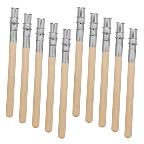 NIYANGLE 10Stücke Augenbrauenstift Extender Längerer für Bleistifte Stabil und Tragbar für Präzises Zeichnen und Komfortable Anwendung Langlebiges Material von NIYANGLE