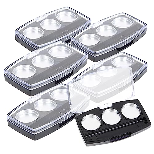 NIYANGLE 10stücke Leere Lidschatten Tray Box Mit Aluminium Pfannen Diy Lidschatten Pigment Tray Halter Für Puder von NIYANGLE