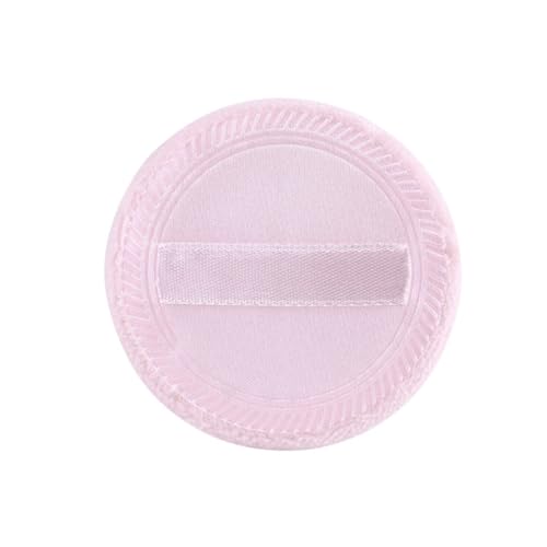 NIYANGLE 10stücke Make-up-puderquaste Aus Hochwertigem Material Lose Puderquaste Für Foundation Puderschwamm Mit Viskoseband Runde Quasten Sanft Zur Haut von NIYANGLE