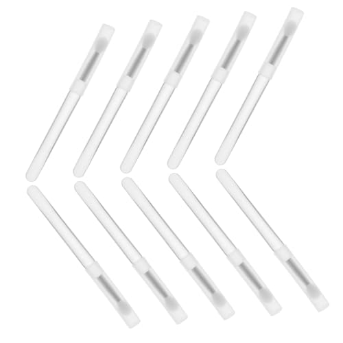 NIYANGLE 10stücke Silikon-lippenstift-applikatorpinsel Mit Kappen Tragbar Leicht Zu Reinigen Und Wiederverwendbar Für Lippenbalsam Lipgloss Und Lidschatten von NIYANGLE