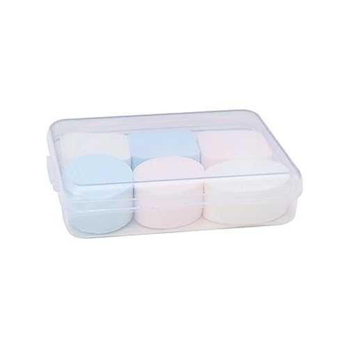 NIYANGLE 12 Stück Teiliges Makeup Powder Puff Set Kosmetik Schwämmchen für Foundation und Lose Puder für Damen und Mädchen mit Praktischer Box für Zuhause und Reisen von NIYANGLE