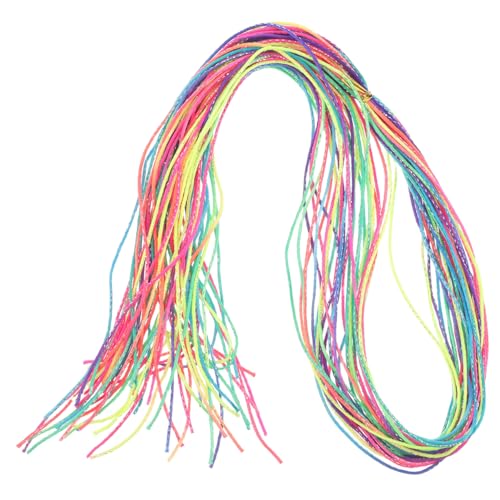 NIYANGLE 120 Stück Haarwickelband Farbverlauf Bunte Flechtbänder Sanftes Flechtseil für Mädchen Frauen DIY Zopfflechten Styling Zubehör Anfänger und Profis Geeignet von NIYANGLE