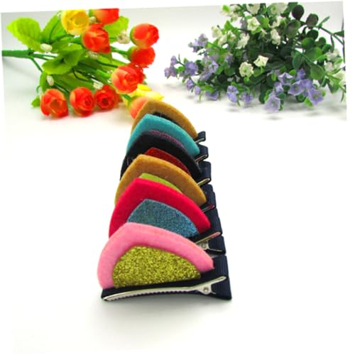 NIYANGLE 12stücke Katzenohr Haarspangen Für Mädchen Handgemachte Haaraccessoires Für Mädchen Für Partys Cosplay Und Täglichen Gebrauch von NIYANGLE