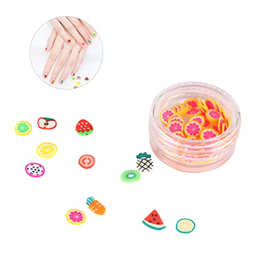 NIYANGLE 12stücke Maniküre-aufkleber Aus Obstscheiben Keramikscheiben Bunte Dekostücke Für Diy-nagelkunst Leicht Und Langlebig von NIYANGLE