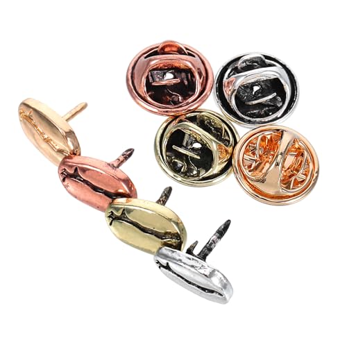 NIYANGLE 16 Stück Kaffeebohnen Broschen aus Metall Kreative Anstecknadeln mit Glänzendem Design Vielseitige Dekoration für Kleidung Taschen Hüte Geeignet als für Damen und Mädchen von NIYANGLE