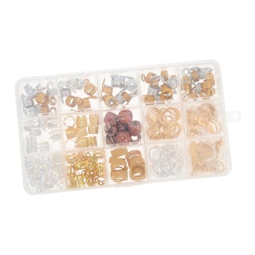 NIYANGLE 169stücke Haarschmuck Ringe Für Dreadlocks Flechten Haar Manschettenringe Haaraccessoires Für Partys Und Tänze von NIYANGLE