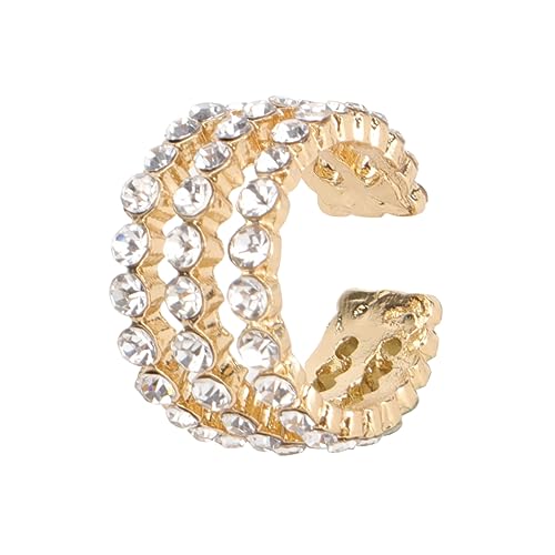 NIYANGLE 1Pc Künstliche Edelsteine Buchstabe C Geformt Ohr Clip Ohr Clip Für Frau Weiß Ohrringe Legierung Geformt NIYANGLE 1Pc Künstliche Edelsteine Buchstabe C Geformt Ohr Clip Ohr Clip Für Frau Weiß Ohrringe Legierung Geformt von NIYANGLE