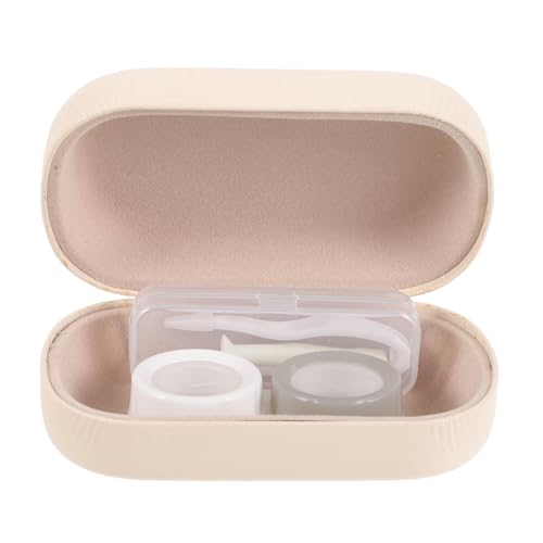 NIYANGLE Kontaktlinsenbox Süß Koffer-kit-Koffer Tragbar Werkzeugkoffer Für Linsenbehälter Kontaktlinsenbehälter Kleine Linsenbox Organizer Aufbewahrungsbox von NIYANGLE