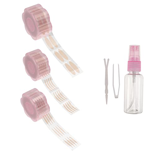 NIYANGLE 1Satz Unsichtbare Augenlid Aufkleber Natürliche Augenlidstreifen für Schlupflider Pinzette und Sprühflasche für Perfektes Make Up von NIYANGLE
