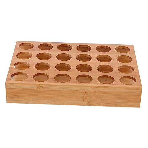 NIYANGLE 1Stück Ätherisches Ölhalter Rack aus Natürlichem Bambusholz Stabiler Organizer für Flaschen Display Regal für Ätherische Öle und Deko Objekte NIYANGLE 1Stück Ätherisches Ölhalter Rack aus Natürlichem Bambusholz Stabiler Organizer für Flaschen Display Regal für Ätherische Öle und Deko Objekte von NIYANGLE