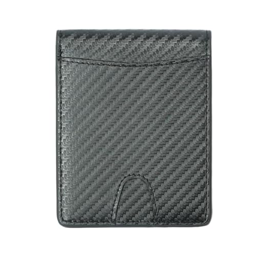 NIYANGLE Karten Portemonnaie Herren Mit Kohlefaser Muster Zur Aufbewahrung Von Ausweisen Und Bankkarten Kleine Geldbörse Für Männer Mit Multifunktions Lagerung Beutel von NIYANGLE