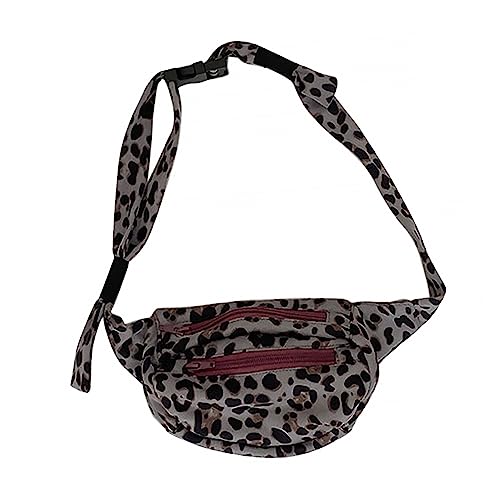 NIYANGLE Leopardenmuster Hüfttasche Damen Bauchtasche Tasche Für Handy Geldbörse Schlüssel Einkaufen Reisen Spazierengehen Arbeit Ausgehen Tagesausflüge von NIYANGLE