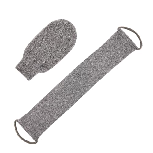 NIYANGLE 1satz Bambusfaser Duschschrubber Exfoliating Handtuch Und Rückenreinigungs-handschuh Für Effektive Hautpflege Im Bad Für Zuhause Und Hotel von NIYANGLE