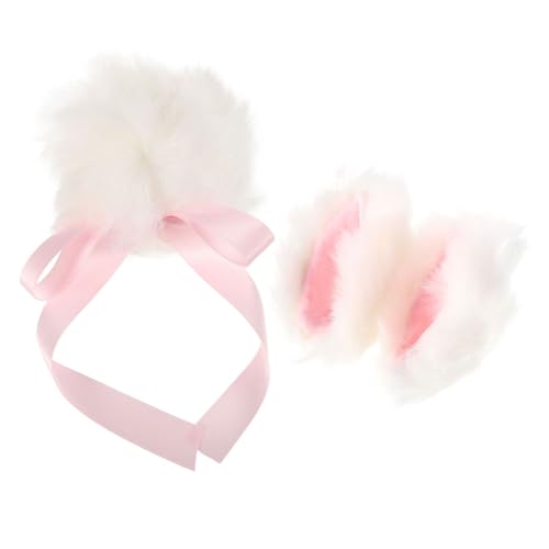 NIYANGLE Katzen-cosplay-zubehör Mit Plüsch-katzenohren Und Haarspangen Für Lolita-partykostüme Realistisches Design Für Bühnenauftritte Und Halloween von NIYANGLE
