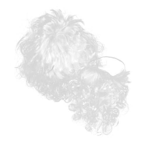 NIYANGLE 1satz Santa Claus Perücke Und Bart Für Weihnachtskostüme Weihnachtsmann Verkleidung Zubehör Für Cosplay Und Festlichkeiten Inklusive Hochwertiger Mütze Und Bart von NIYANGLE