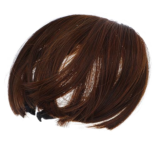 NIYANGLE 1stück Damen Haarteil Mit Unsichtbaren Fransen Natürliche Und Gesichtsformkorrektur Für Alltag Partys Und Cosplay von NIYANGLE