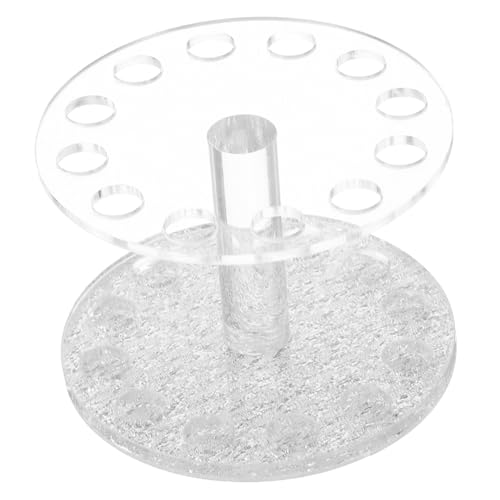NIYANGLE 1stück Nail Art Pinselhalter Aus Runder Transparenter Ständer Für Uv-gel-pinsel Und Nagellack Idealer Organizer Für Nageldesign Und Kreative Maniküre von NIYANGLE