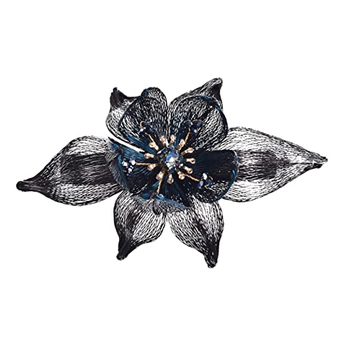 NIYANGLE 1stück Vintage Haarspangen Mit Blumenmotiv Handgefertigte Haarklammern Aus Kupferdraht Eleganter Haarschmuck Für Frauen Für Besondere Anlässe Für Mutter Tochter Oder Freunde von NIYANGLE