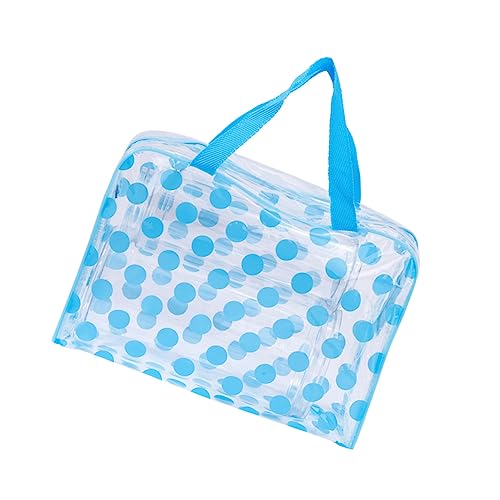 NIYANGLE 1stück wasserdichte Kosmetiktasche Aus Transparentem PVC Tragbare Make-up Tasche Mit Reißverschluss Vielseitig Einsetzbar Für Damen Für Reisen Und Unterwegs von NIYANGLE