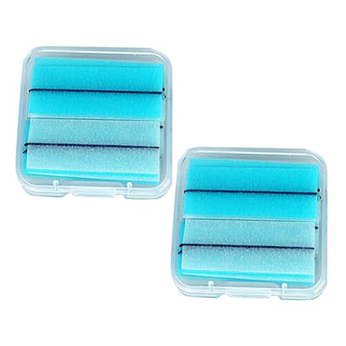 NIYANGLE 2 Boxen Selbstklebende Wimpernstreifen für Falschwimpern Boxen pro Box für Eyeliner und Wimpern Ersatz Einfach Anzuwenden Natürlicher Look Passend für Make Up Stile von NIYANGLE