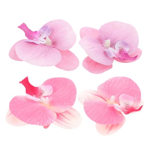 NIYANGLE 2 Paar Elegante Orchideen-blumen Schuhclips Abnehmbare Modische Sandalen Dekorationen Leicht und Stilvoll für Strandurlaub Damen Schuhschmuck Passend für Sommerschuhe von NIYANGLE
