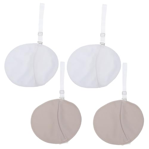 NIYANGLE 2paare Wiederverwendbare Achselpads Transparente Schweißabsorbierende Unterarmmatten Mit Schulterträger Für Damen Schnell Trocknend Und Hautfreundlich Gegen Schweißflecken von NIYANGLE