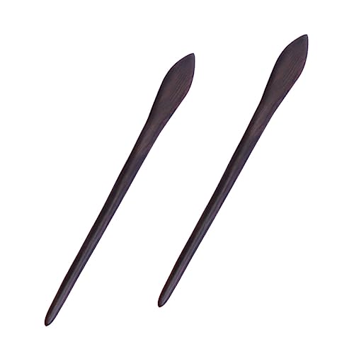 NIYANGLE 2 STÜCK Vintage Haarnadeln aus Schwarzem Retro Haaraccessoires für Aufwendige Frisuren Handgefertigte Haarschmuckstücke für Damen für Besondere Anlässe von NIYANGLE