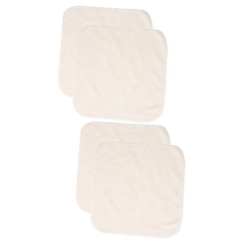 NIYANGLE 2 Sätze Gesichtsreinigungstuch Waschlappen Handtuch Waschen Make -up -entfernerhandtücher Gesichtswaschlappen Sauber Großes Handtuch Reinigungstücher Bambusfaser Beige 2 Stücke * 2 von NIYANGLE