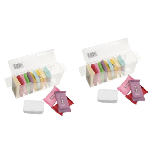 NIYANGLE 2 Sätze Unabhängiges Verpackungs -gesichthandtuch Klein Reise-tuch Komprimierte Handtücher Tabletten Kompakt Einweg-duschtücher Einweghandtücher Reine Baumwolle 14 Stücke * 2 von NIYANGLE