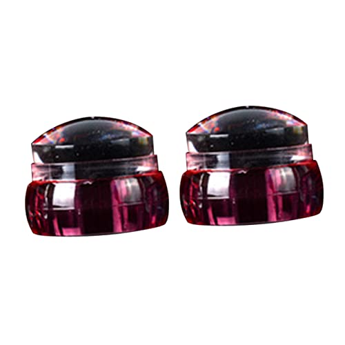 NIYANGLE 2 Satz Teiliges Nagelkunst Stempel Rotes Nagelstempel Kit mit Nagelstempelplatte für Kreative Maniküre und Diy Nail Art für Designs und Einfache Anwendung von NIYANGLE