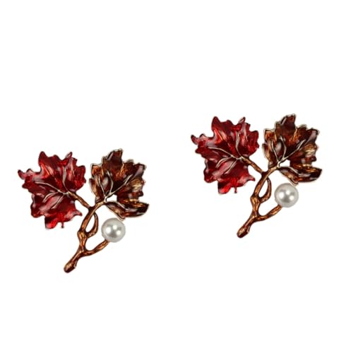 NIYANGLE 2 Stck. Brosche in Ahornblattform abstecknadeln brosche vintage trachtenbrosche Anstecknadel Stifte Broschen Vintage Brosche aus Emaille Brustnadel in Ahornblattform rot NIYANGLE 2 Stck. Brosche in Ahornblattform abstecknadeln brosche vintage trachtenbrosche Anstecknadel Stifte Broschen Vintage Brosche aus Emaille Brustnadel in Ahornblattform rot von NIYANGLE
