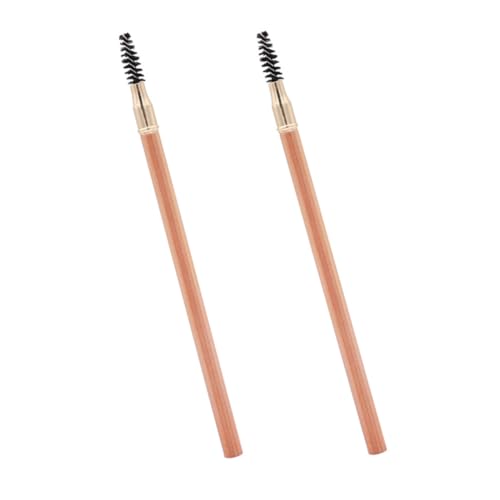 NIYANGLE 2stücke Augenbrauenstifte Mit Pinsel Augenbrauenstiftpinsel Wasserfest Kein Verklumpen Für Natürliches Make-up von NIYANGLE
