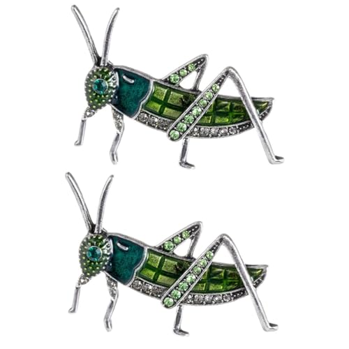 NIYANGLE 2 Stück Grüne Legierungsbrosche Insektendesign Anstecknadel Modisches Accessoire Für Hochzeit Tanzparty Und Alltagskleidung NIYANGLE 2 Stück Grüne Legierungsbrosche Insektendesign Anstecknadel Modisches Accessoire Für Hochzeit Tanzparty Und Alltagskleidung von NIYANGLE