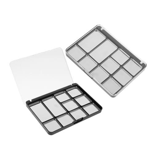NIYANGLE 2 Stück Magnet-Lidschatten-Palette magnetische Lidschattenpfanne Make-up-Palette leer magnetische Make-up-Palette Make-up-Palettenablage Eisen Black NIYANGLE 2 Stück Magnet-Lidschatten-Palette magnetische Lidschattenpfanne Make-up-Palette leer magnetische Make-up-Palette Make-up-Palettenablage Eisen Black von NIYANGLE