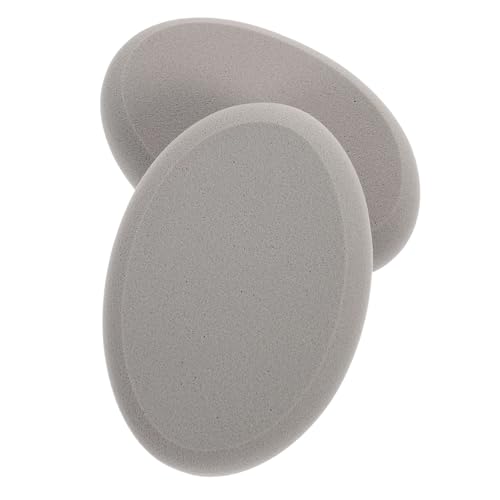 NIYANGLE 2 Stück Make Up Puderquaste Ultraweiche Latexfrei für Flüssig und Puderfundament Kompakt und Leicht zur Haut Reisen Makeup Zubehör von NIYANGLE