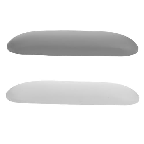 NIYANGLE 2 Stück Nagelkunst Handauflage Kissen Ergonomisches Maniküre Handpolster Weiß Weich Strapazierfähig Für Nagelstudio Zuhause von NIYANGLE