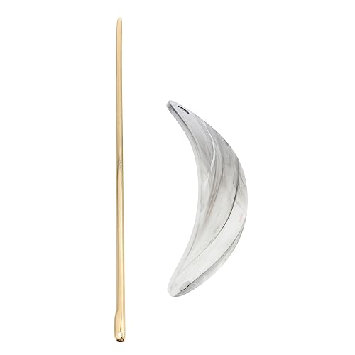 NIYANGLE 2stücke Haarstab Für Frauen Dutt Und Pferdeschwanz Haar Zubehör Styling Werkzeuge Geeignet Für Partys Kostümbälle Auftritte Jubiläen Verabredungen Sport Und Mehr von NIYANGLE