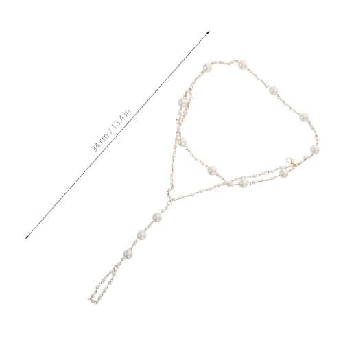 NIYANGLE 2stücke Perlen Fußkettchen Für Damen Verstellbar Mit Perlenquaste Strand Und Sommerschmuck Leicht Und Atmungsaktiv Für Outdoor-aktivitäten von NIYANGLE