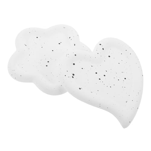 NIYANGLE 2 Stück Teiliges Nageldesign Display-tablett Herzförmig Multifunktional Schmuckablage für Ringe Schlüsselanhänger Nagelkunst Präsentation Dekoratives Fotorequisit Organizer von NIYANGLE