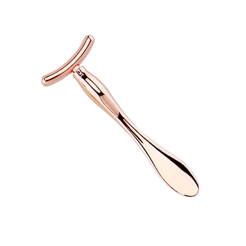 NIYANGLE 2stücke Zinklegierung Augenmaske Spatel Löffel U-förmige Augencreme Massagesticks Für Effektive Augenpflege Gold NIYANGLE 2stücke Zinklegierung Augenmaske Spatel Löffel U-förmige Augencreme Massagesticks Für Effektive Augenpflege Gold von NIYANGLE