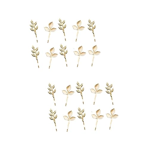 NIYANGLE 20 Stck. Teiliges Haarklammern in Blattform aus Langlebiger Legierung Haarspangen für Damen und Mädchen Ergonomisch Geformt für Bequemen Halt für Alltag und Party von NIYANGLE