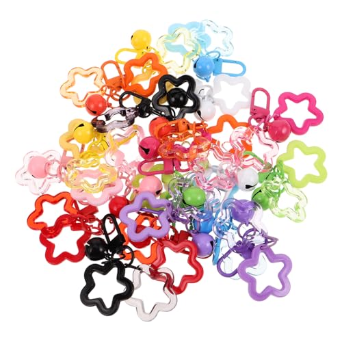 NIYANGLE 20 Stück Teiliges Stern-schlüsselanhänger Robustem Kunststoff mit Bunter Farbgestaltung Glocken-clip und Drehverschluss als Schmuck-accessoire Taschenanhänger und Diy-bag-pendant NIYANGLE 20 Stück Teiliges Stern-schlüsselanhänger Robustem Kunststoff mit Bunter Farbgestaltung Glocken-clip und Drehverschluss als Schmuck-accessoire Taschenanhänger und Diy-bag-pendant von NIYANGLE