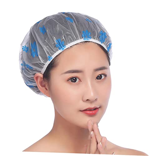 NIYANGLE 20 Stück Wasserdichte Duschhaube Duschabschirmung Duschhaube Wiederverwendbar, Wasserdicht Badehut Haarfänger Im Bad Damen Hüte Haarhaube Für Die Dusche Hotel Reiseberichte von NIYANGLE