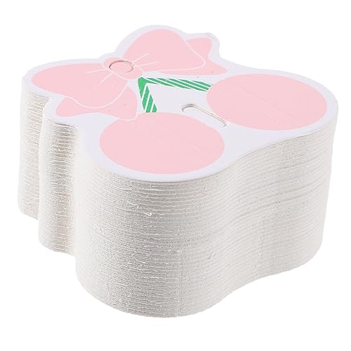 NIYANGLE 200 Stück Haarnadel Displaykarten aus Pappe für Haarnadeln Haarspangen Haarclips Bastelbedarf Praktische und Langlebige Karten zur Aufbewahrung und Präsentation von Haarschmuck von NIYANGLE