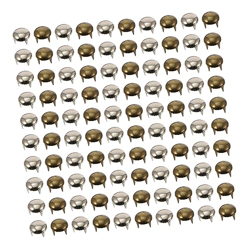 NIYANGLE 200 Stück Teiliges Metall Rundkopf Klauen Nieten Dekorative Bekleidungs und Ledernieten Langlebige DIY Zubehör Farben Silber und Antikbronze Hohe Festigkeit Vielseitig NIYANGLE 200 Stück Teiliges Metall Rundkopf Klauen Nieten Dekorative Bekleidungs und Ledernieten Langlebige DIY Zubehör Farben Silber und Antikbronze Hohe Festigkeit Vielseitig von NIYANGLE