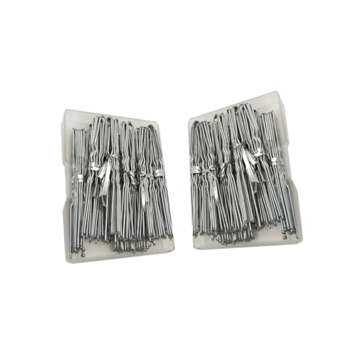 NIYANGLE 200stücke U-förmige Haarklammern Box Silberne Bobby Pins Aus Legierung Für Damen Stilvolle Haaraccessoires Für Hochsteckfrisuren Und Tägliche Looks von NIYANGLE
