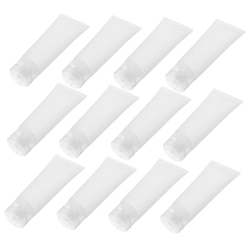 NIYANGLE 20Stücke Wiederbefüllbare Reisecremetuben Praktische Kosmetikbehälter Für Handcreme Lotion Und Duschgel Aus Leichtem Pe Und Material Für Reisen Und Unterwegs von NIYANGLE