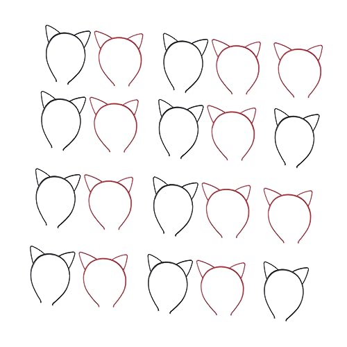 NIYANGLE 20stücke Haarreif Mit Katzenohren Stirnband Katzenohren Kopfschmuck Dekoratives Party Haarband Stirnband Für Anlässe von NIYANGLE