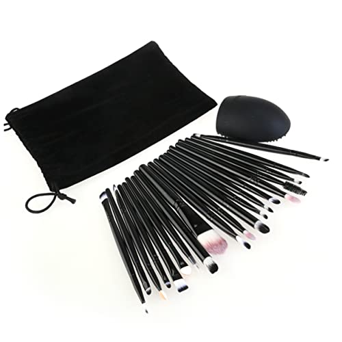 NIYANGLE 20stücke Kosmetikpinselset Für Lidschatten Masara-pinsel Lidschattenpinsel Beauty-tools Mit Waschbrett Kosmetik-make-up-pinsel Seidig Weich Für Professionellen Und Privaten von NIYANGLE